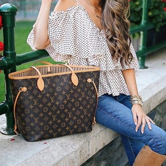 Louis Vuitton Handbags - Auth Louis Vuitton Neverfull MM Tote Handbag